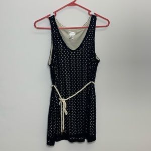 Maternity Sleeveless Dress with rope belt
